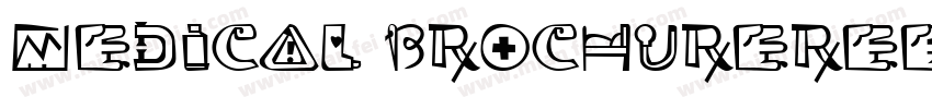medical brochureReeJi BigRuixain Bo字体转换